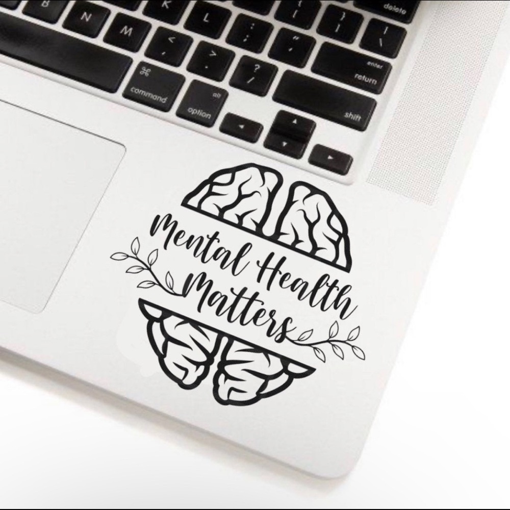 Mental health matters vinyl car decal